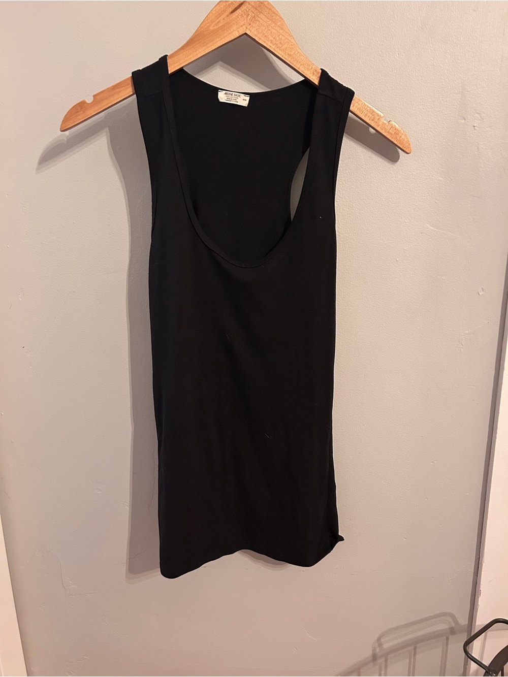 Ardene Black Scoop Neck Tank Top